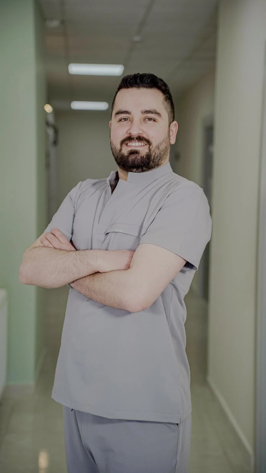 Özel Ankas diş hekimi klinik koridorunda