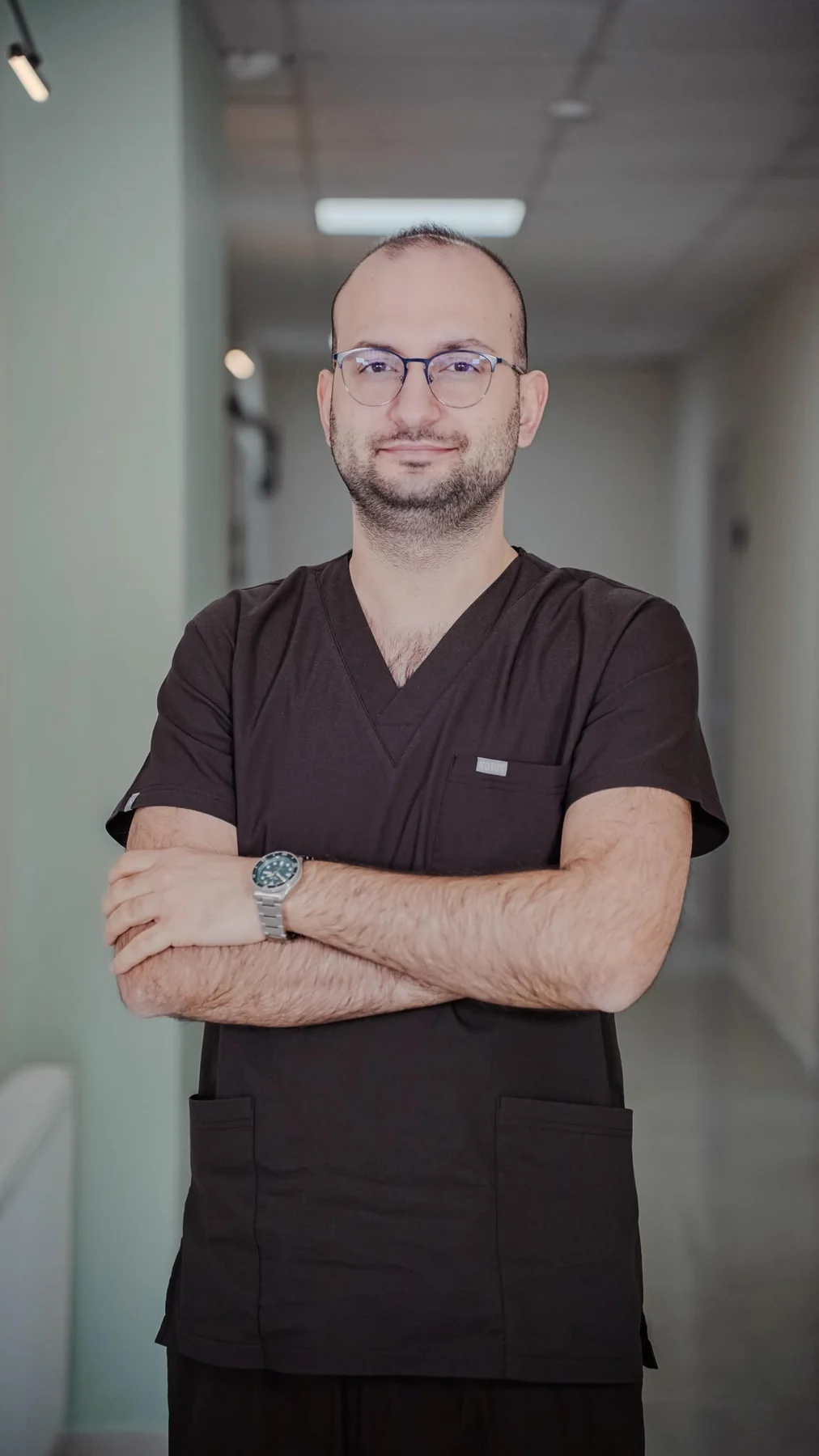 Özel Ankas diş hekimi klinik koridorunda